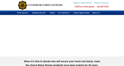 Desktop Screenshot of customsecuritysystems.com